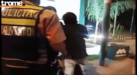 Ica: Ebrio insultó y agredió a policías tras resistirse a la intervención