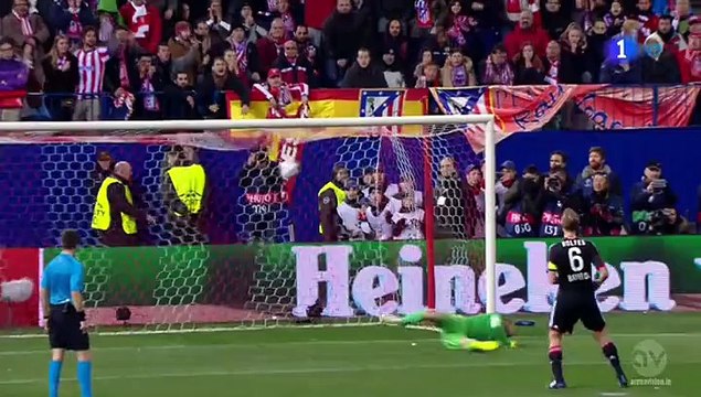 ATLETICO MADRID VS BAYER LEV PENALTI