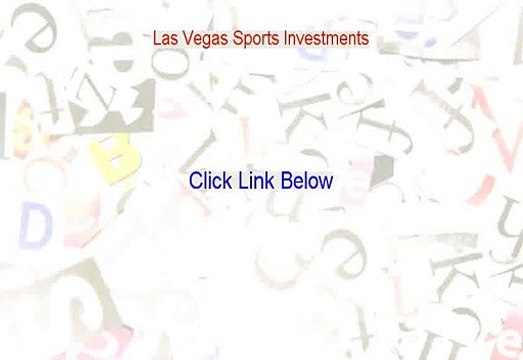 Las Vegas Sports Investments Free Review - Video Review [2015]
