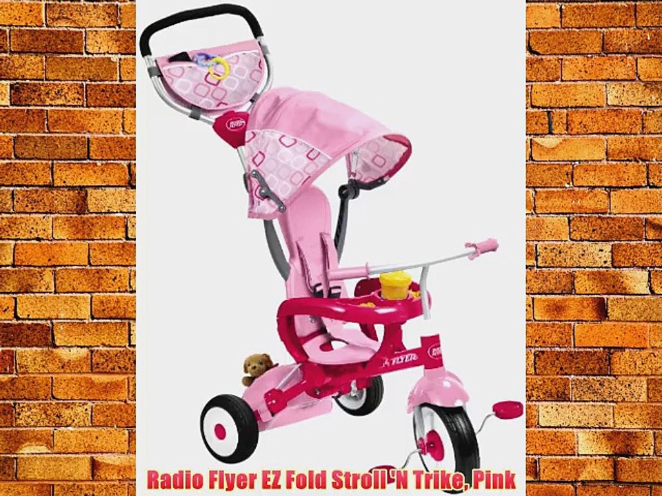 radio flyer stroll n trike pink