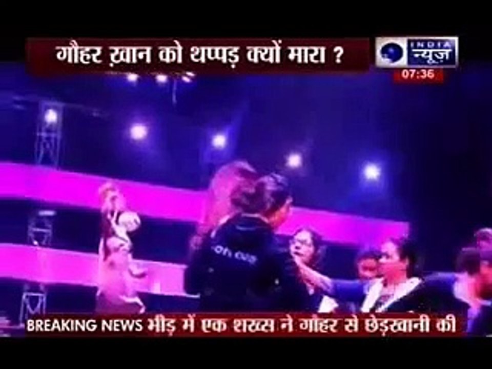 Actress Gauhar Khan slapped during 'India's Raw Star' shoot