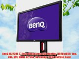 BenQ XL2720T 27 inch Widescreen LED Monitor (1920x1080 1ms VGA DVI HDMI DP USB 3D-Ready 120Hz