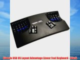 Kinesis USB US Layout Advantage Linear Feel Keyboard - Black