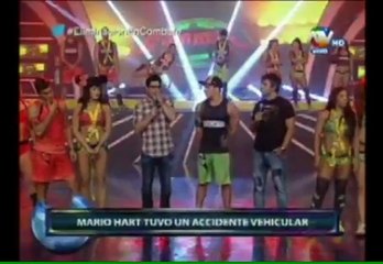 Combate: Mario Hart y Michelle Soifer tuvieron accidente (VIDEO)