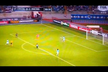 Sporting Cristal vs. Racing: golazo de sombrero de Videla que sentenció a celestes (VIDEO)