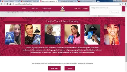 Os Iluminates se mostram ao mundo.