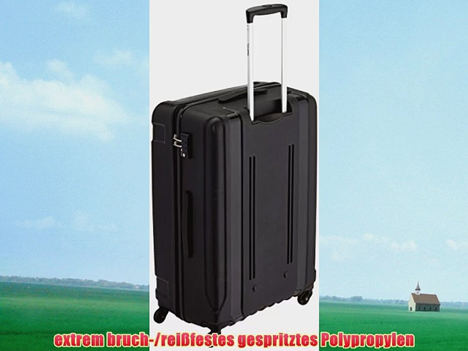 Travelite Koffer Colosso 4-Rad Polypropylen-Trolley L/M 76 cm 184 Liters Schwarz 71210-01