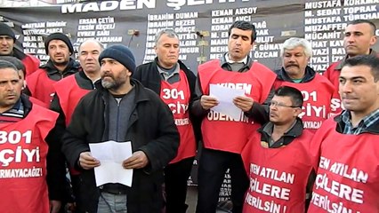 Soma Kömürleri İşçileri Tazminatlarını istiyorlar