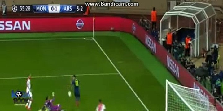 شاهد أهداف موناكو وأرسنال2-0 بتعليق عصام الشوالى