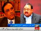 Former President Asif Zardari Informs Altaf Hussain About The PPP Decision To Include MQM In Sindh Government