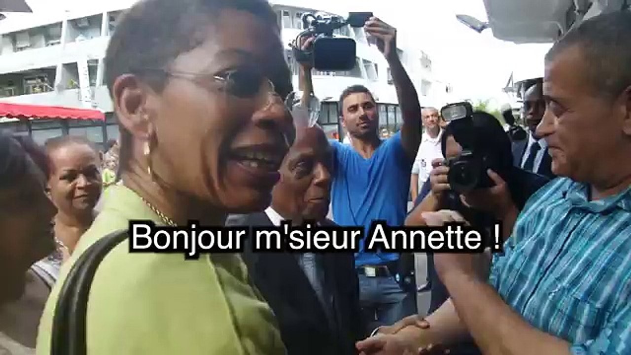 Sortie médiatique de George Pau-Langevin à La Réunion