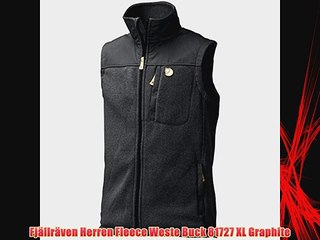Fj?llr?ven Herren Fleece Weste Buck 81727 XL Graphite