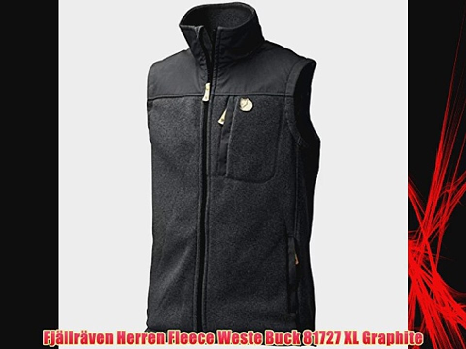 Fj?llr?ven Herren Fleece Weste Buck 81727 XL Graphite