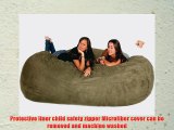 Cozy Sack 8-Feet Bean Bag Chair X-Large Olive