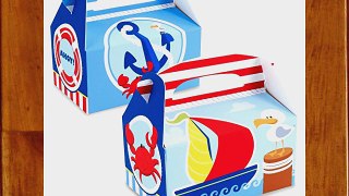 Anchors Aweigh Empty Favor Boxes (4 count) Party Accessory