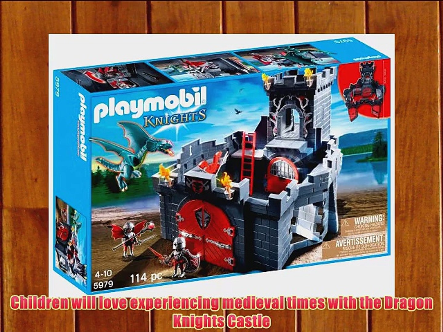 Playmobil Dragon Knights Castle - video Dailymotion