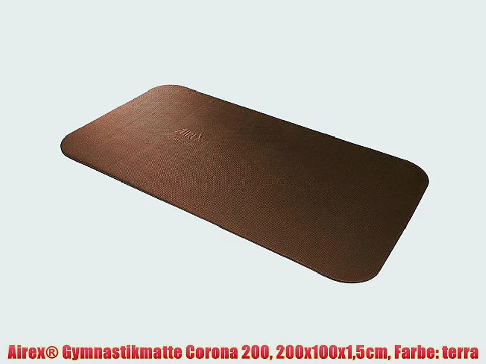 Airex? Gymnastikmatte Corona 200 200x100x15cm Farbe: terra