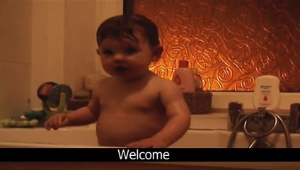 Funny Baby Makes A Speech - hilarious funny video of a talking baby