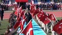 Çanakkale 18 Mart Stadyumu'ndaki Törende Başbakan Davutoğlu Konuşma Yaptı-1