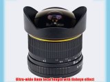 Bower SLY358NX Ultra-Wide 8mm f/3.5 Fisheye Lens for Samsung NX Digital