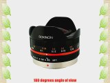 Rokinon FE75MFT-B 7.5mm F3.5 UMC Fisheye Lens for Micro Four Thirds (Olympus PEN and Panasonic)