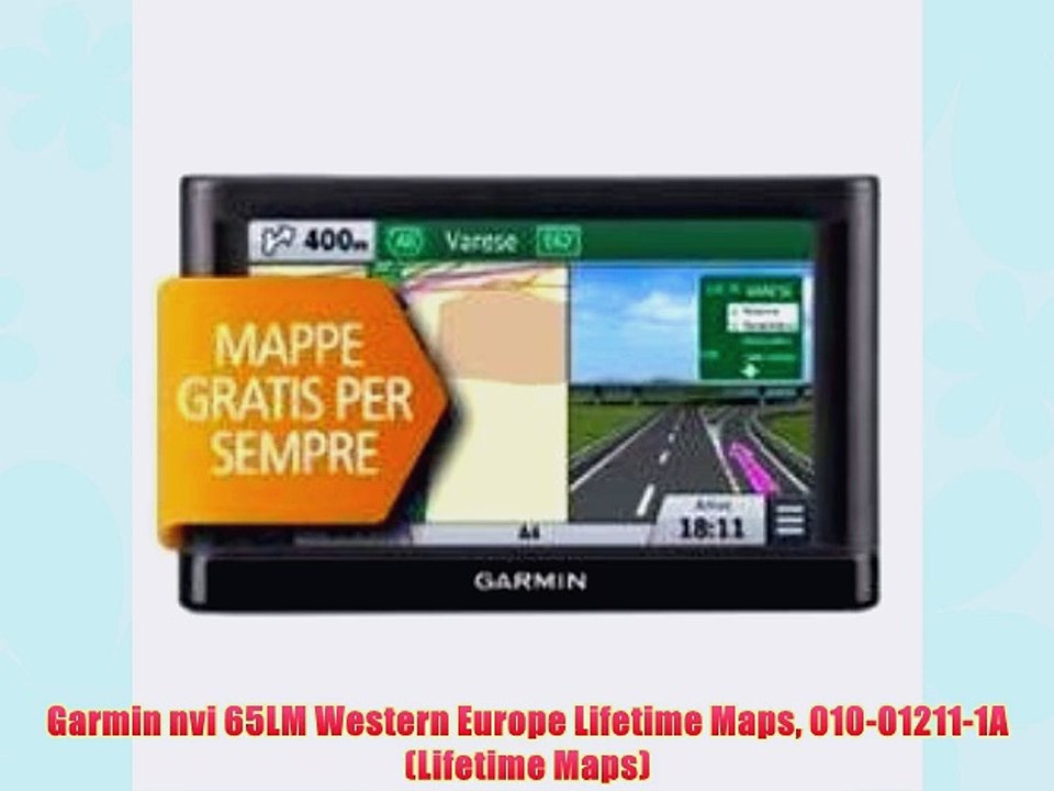 Garmin nvi 65LM Western Europe Lifetime Maps 010-01211-1A (Lifetime Maps)