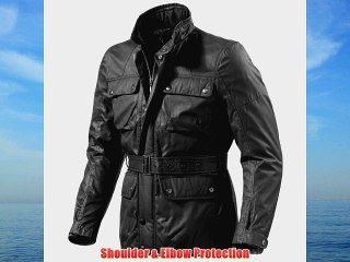 FJT136 0010-M - Rev It Melville Urban Textile Motorcycle Jacket M Black