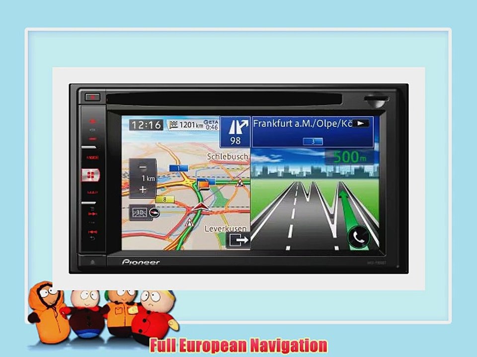 Pioneer AVIC-F950BT 6.1 inch Touchscreen Car CD/DVD/GPS Navigation System with Bluetooth/AppRadio