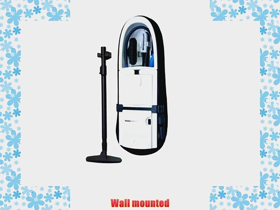 GarageVac wall mounted car and worshop vacuum cleaner in white