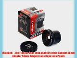 Opteka HD2 0.20X Professional Super AF Fisheye Lens for Canon VIXIA HV30 HG10