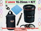 Canon EF 16-35mm f/2.8L II USM Ultra Wide Angle Zoom Lens   Deluxe Accessory Kit