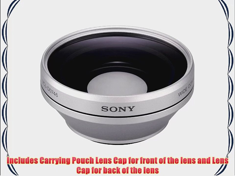Sony VCL-D0746 46mm Wide Conversion Lens (x0.75) for Sony W170 W150 W130