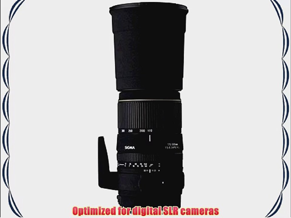 Sigma 170-500mm f/5-6.3 DG RF APO Aspherical Ultra Telephoto Zoom Lens for Canon SLR Cameras