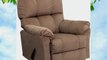 Flash Furniture AM-9320-4172-GG Contemporary Top Hat Coffee Microfiber Rocker Recliner
