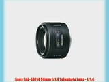 Sony SAL-50F14 50mm f/1.4 Telephoto Lens - f/1.4