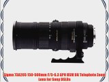 Sigma 73A205 150-500mm F/5-6.3 APO HSM DG Telephoto Zoom Lens for Sony DSLRs