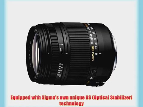 Sigma 18-250mm f/3.5-6.3 DC OS HSM IF Lens for Sony Digital SLR Cameras