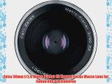 Zeiss 50mm f/2.0 Makro Planar ZE Manual Focus Macro Lens for Canon EOS SLR Cameras