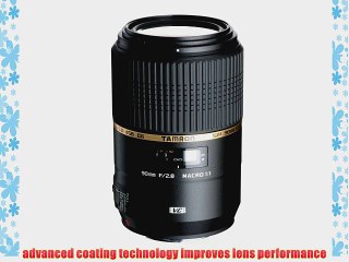 Tamron AFF004C700 SP 90MM F/2.8 DI MACRO 1:1 VC Macro Lens for Canon EF Cameras