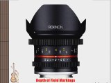 Rokinon Cine CV12M-E 12mm T2.2 Cine Lens for Sony E-Mount and Other Cameras