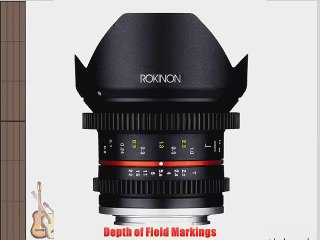 Rokinon Cine CV12M-E 12mm T2.2 Cine Lens for Sony E-Mount and Other Cameras