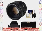 Canon EF 50mm f/1.8 II Lens with 3 UV/CPL/ND8 Filters   Hood   Kit for EOS 6D 70D 5D Mark II