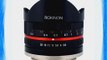 Rokinon 8mm F2.8 Ultra-Wide Fisheye Lens for Sony E-mount and Sony NEX Cameras 28FE8BK-SE Black