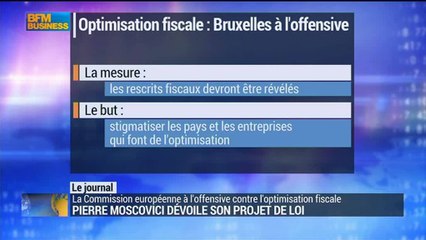 Pierre Moscovici  dévoile son projet de loi