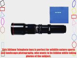 Vivitar 500mm f/8 Telephoto Lens For Nikon 3000 D3100 D3200 D3300 D5000 D5100 D5200 D5300 D7000