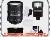 Nikon 18-200mm f/3.5-5.6G VR II DX ED AF-S Nikkor-Zoom Lens with 3 Filters   Flash