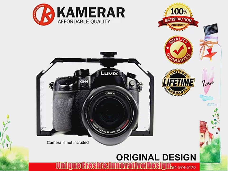 Authentic Kamerar Fhugen Fusion Honu Camera Video Cage for Panasonic GH3/GH4 and Sony A7/A7R