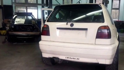 VW Golf 3 VR6 Turbo 4motion Turbo Gockel Launch Test