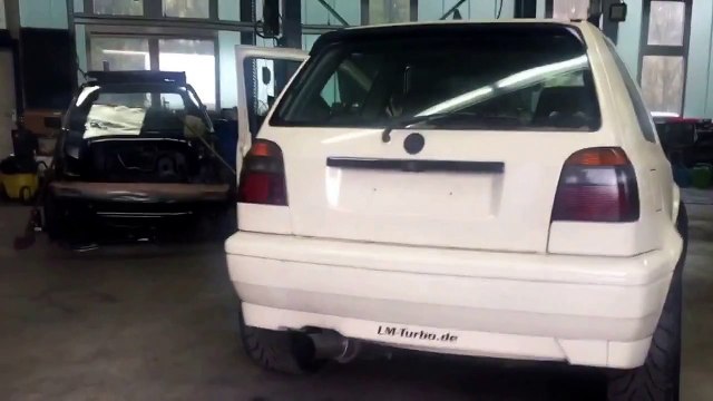 VW Golf 3 VR6 Turbo 4motion Turbo Gockel Launch Test