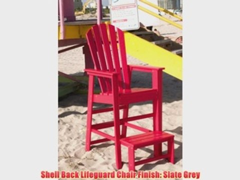 Shell Back Lifeguard Chair Finish: Slate Grey